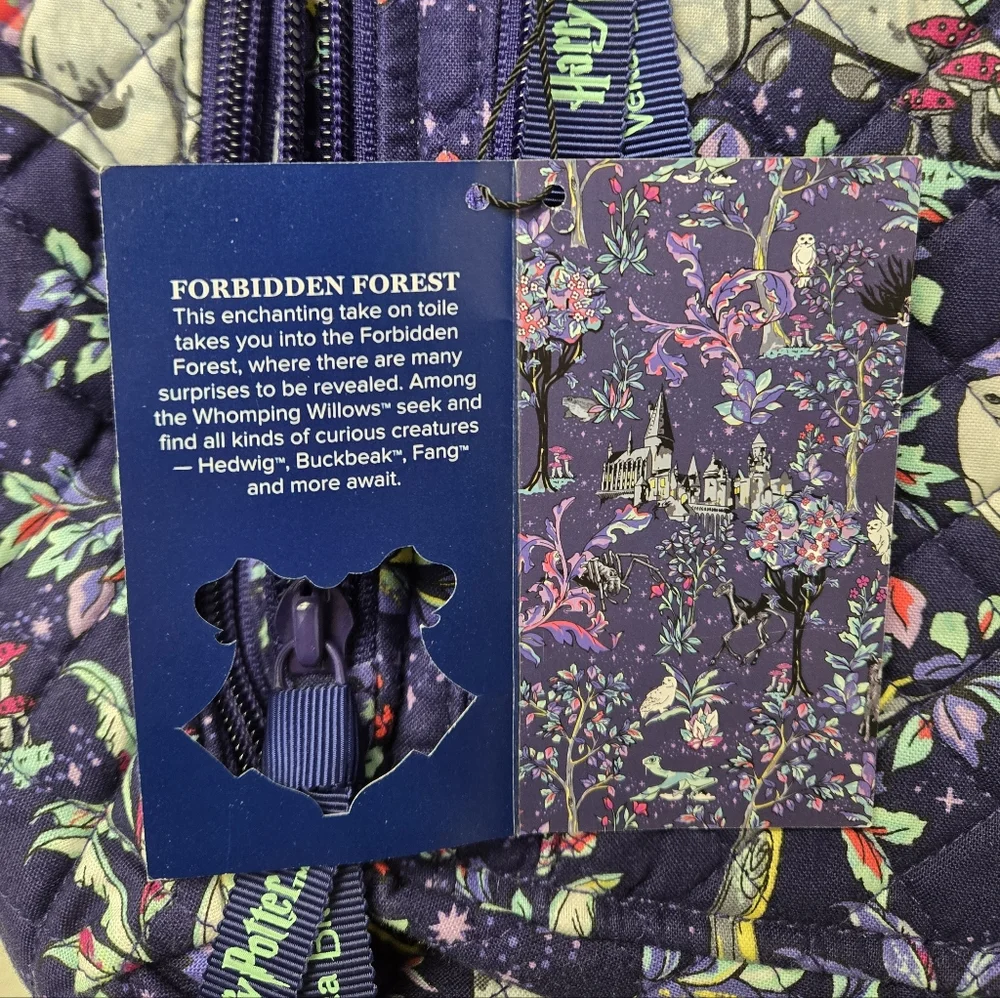 Vera Bradley Harry Potter Forbidden Forest Sling Backpack